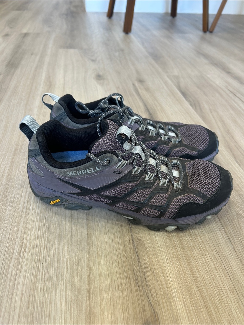 Merrell Siren Edge Trail Hiking Shoes Womens 9.5 Charcoal Purple J77452